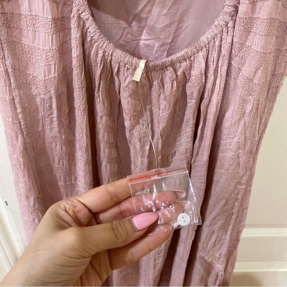 NWOT Free People Coastal Treasures Maxi Dress crochet size Medium - Picture 7 of 10